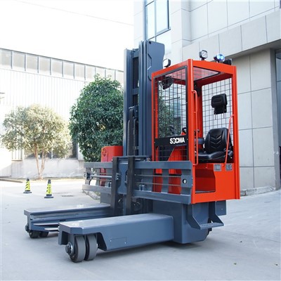 Kundelager Side Loader Forkruck 2,5ton 3,5ton 4ton full vei Reach Forkruck Truck med elektrisk motor