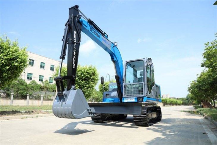 small electric excavator