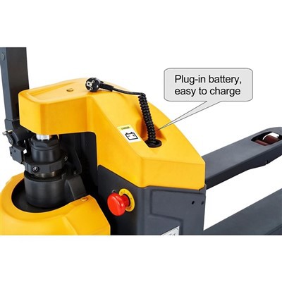 Maskinens gaffeltruck